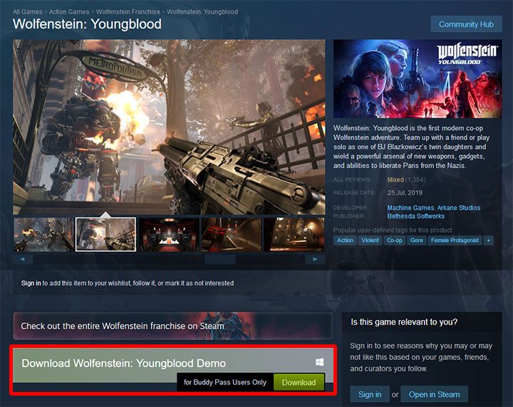 Wolfenstein Youngblood buddy pass2