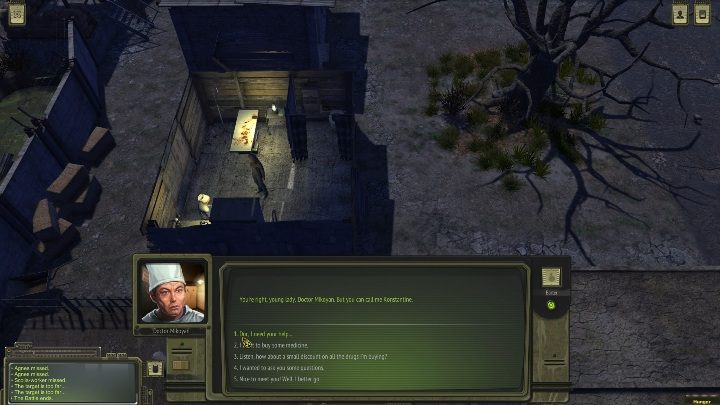 atom rpg - диалог с врачом