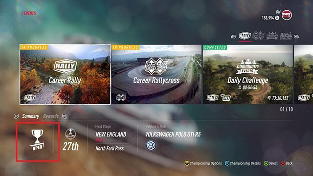 DiRT Rally 2.0 - уровень сложности