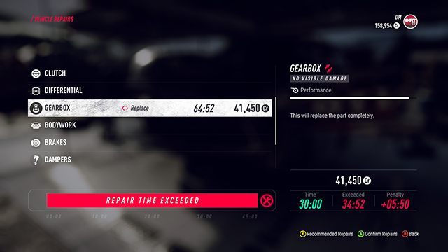 DiRT Rally 2.0 - время ремонта