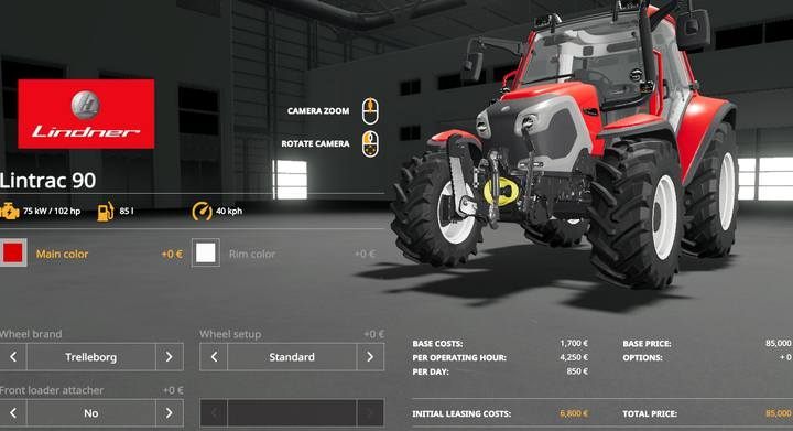 Farming Simulator 2019 Lindner Lintrac 90