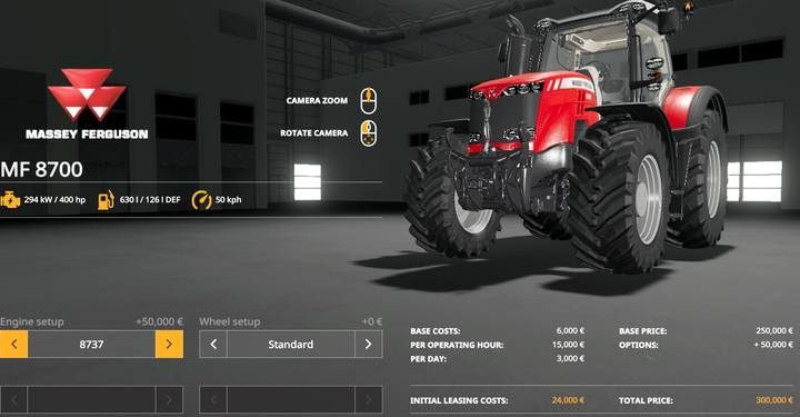 Farming Simulator 2019 - Massey Ferguson MF 8700