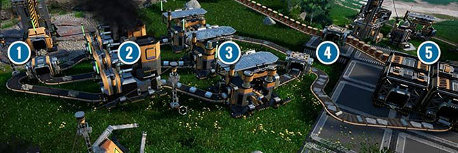 satisfactory схема добычи ресурсов