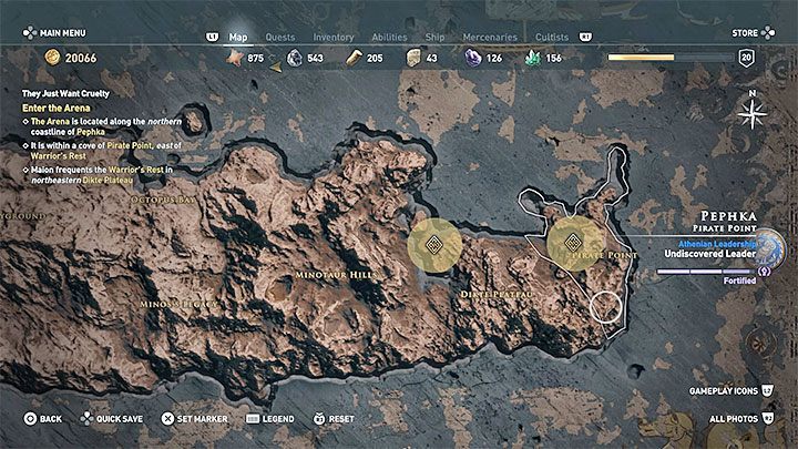 Assassin's Creed Odyssey Где находится Арена?