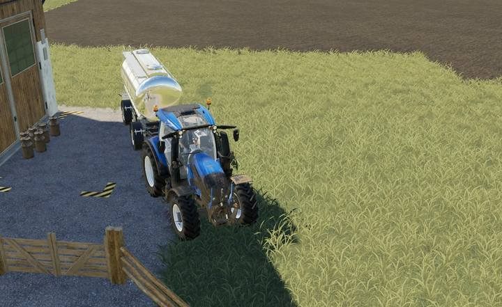 Farming Simulator 19 цистерна молока