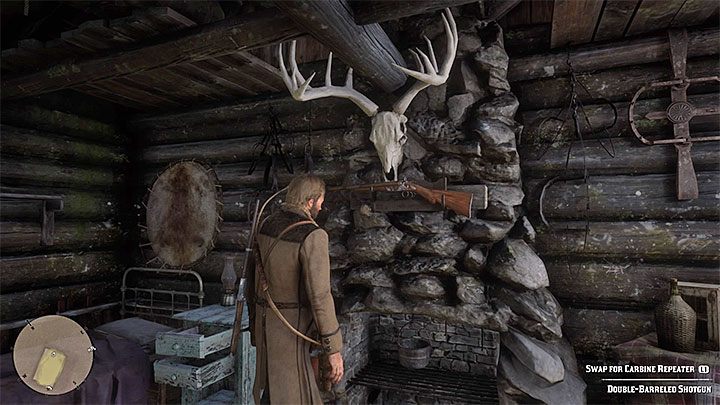 Red Dead Redemption 2 - хижина в лесу