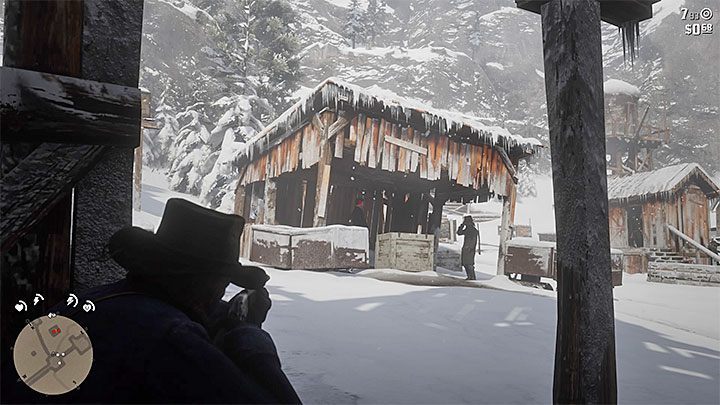 Red Dead Redemption 2 - выберите винтовку