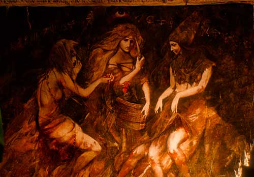 Ведьмак ковер с ведьмами