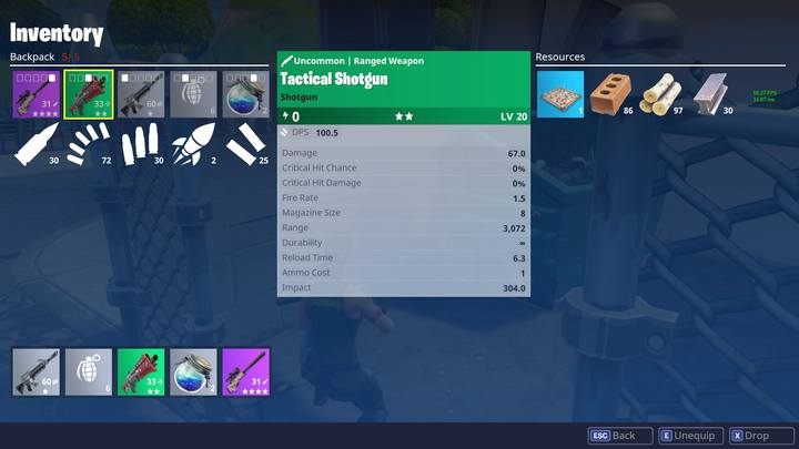 Fortnite Battle Royale - дробовики