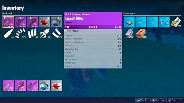 Fortnite Battle Royale - штурмовые винтовки