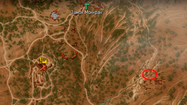 Ведьмак 3 - место силы знака Игний в Туссенте