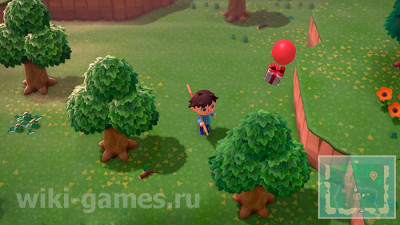 Летающий подарок. Как сбить воздушный шарик в игре Animal Crossing: New Horizons?